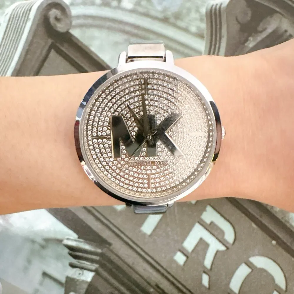 Michael Kors MK4432 Charley Pavé Silver-Tone Watch
